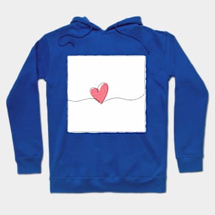 Heart On Line Hoodie